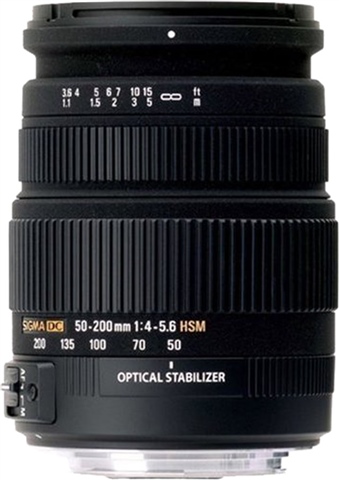 Sigma DC OS HSM 50-200mm f/F4-5.6 (Pentax) - CeX (UK): - Buy, Sell